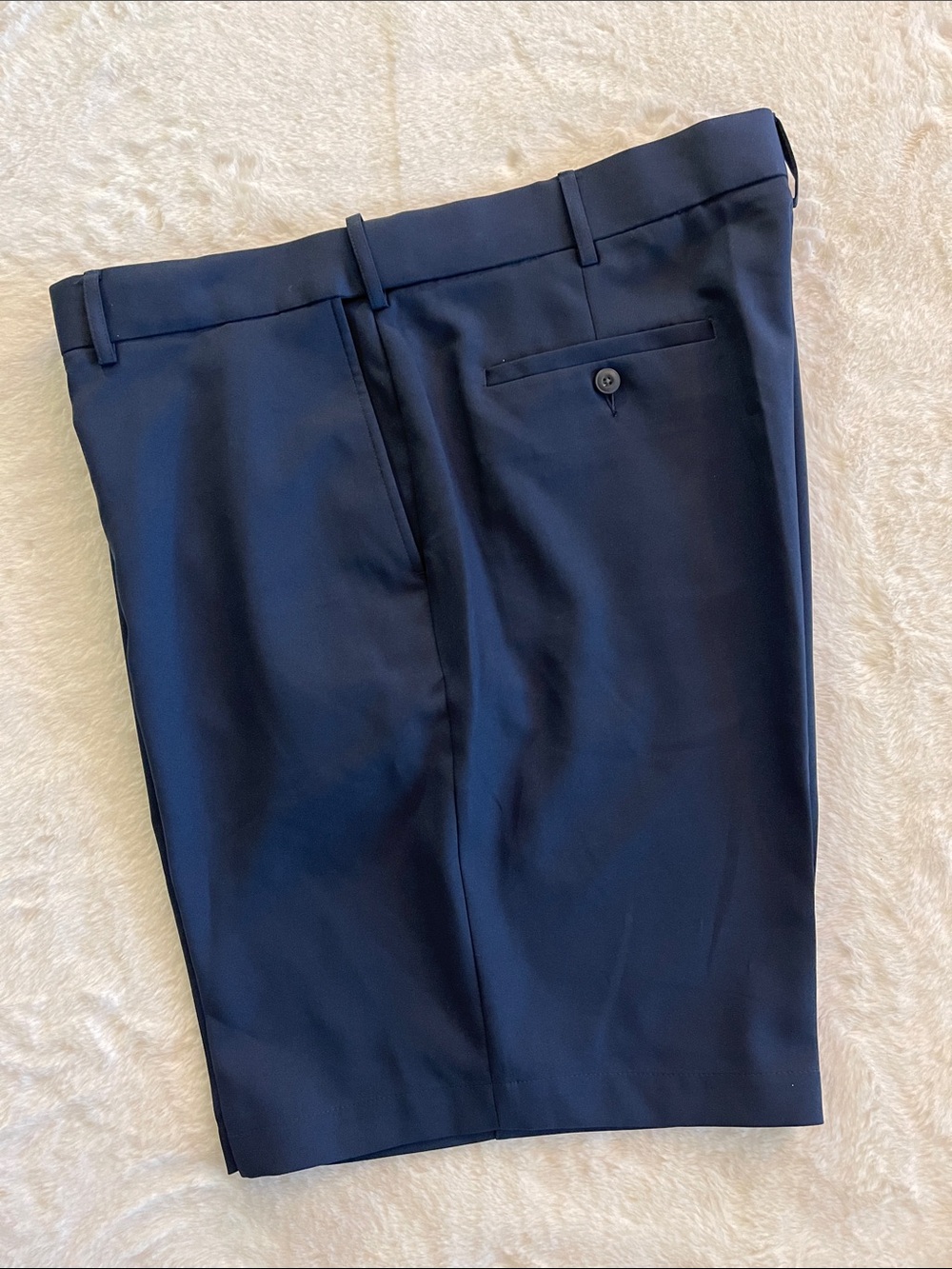 PGA Tour Men’s Navy Dress Shorts - Classic Tailored Fit SZ 42